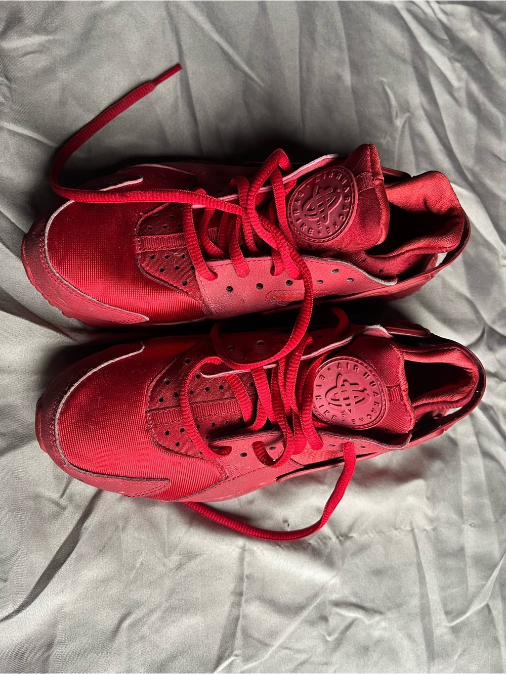 Nike Women’s Red Lace-Up Sneakers